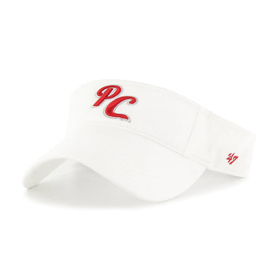 PC White Visor - Adult