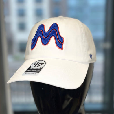 Memphis Chicks White Wave M '47 Clean Up Cap