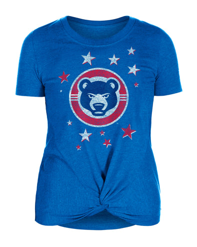 South Bend Cubs New Era Women's Tie Up Tee