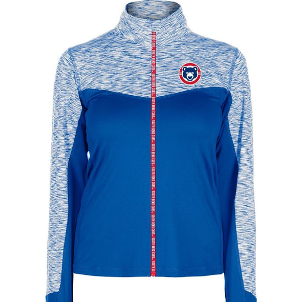 South Bend Cubs New Era Women's Workout Full Zip Jacket