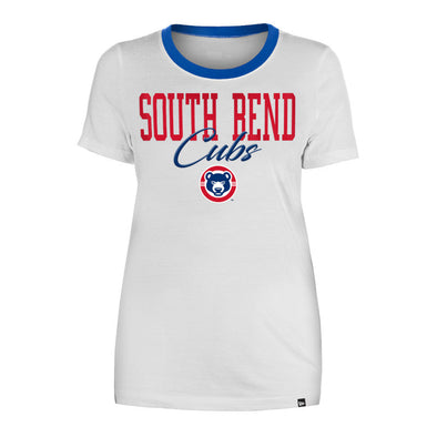 New Era South Bend Cubs Women's Script Tee