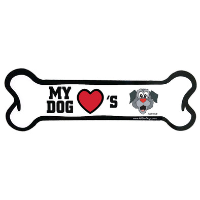 Worcester Red Sox Woofster Dog Bone Magnet