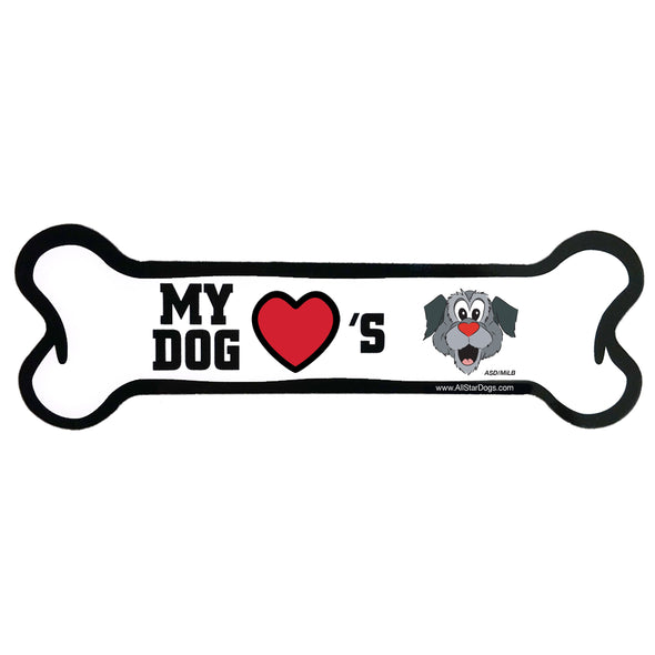 Worcester Red Sox Woofster Dog Bone Magnet