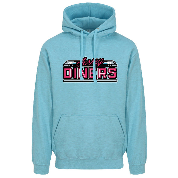 Somerset Patriots Adult Surf Ocean Jersey Diners Hooded Sweatshirt