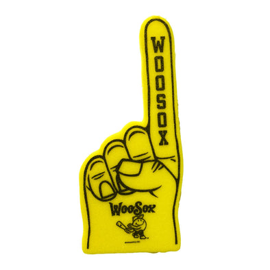 Worcester Red Sox BWM Yellow Foam Finger