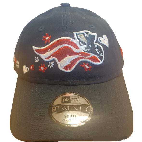 Somerset Patriots Youth Girls 9Twenty Floral Adjustable Slide Buckle Cap