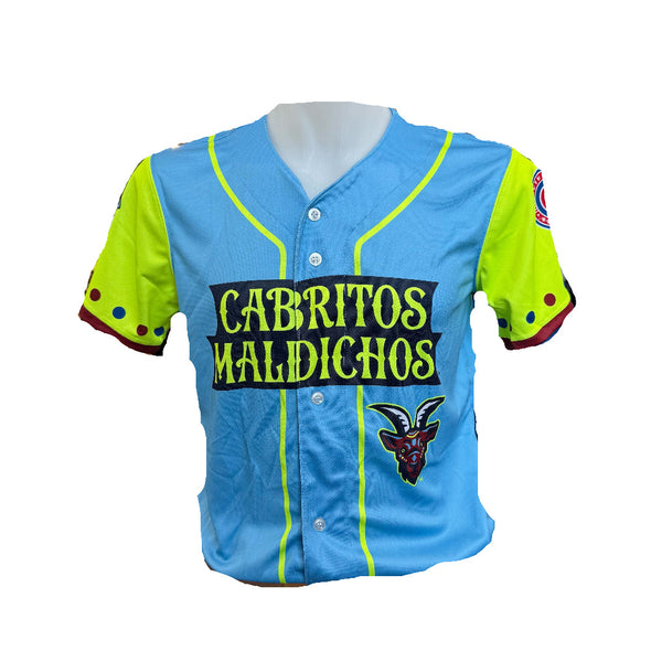 South Bend Cubs 2025 Youth Replica Cabritos Maldichos Jersey