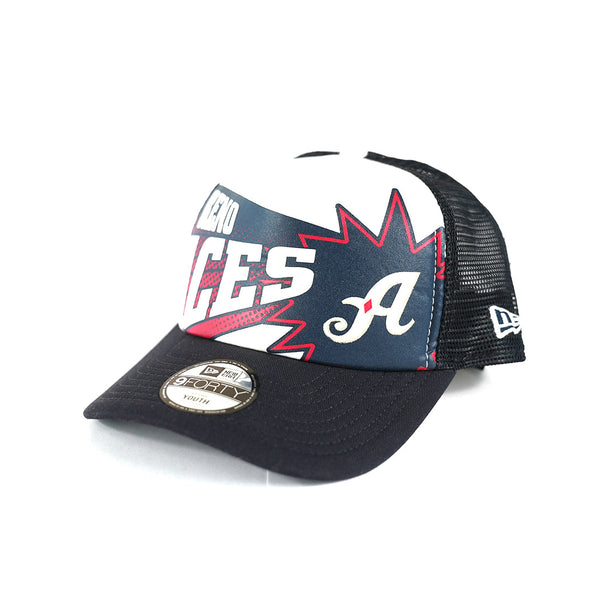 Reno Aces 9FORTY Youth Comic Book Adjustable Hat