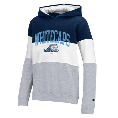 West Michigan Whitecaps Champion Youth Color Blocked Hood