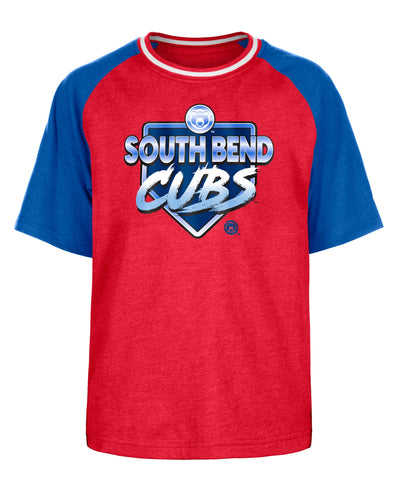 New Era South Bend Cubs Youth 2-Tone Tee