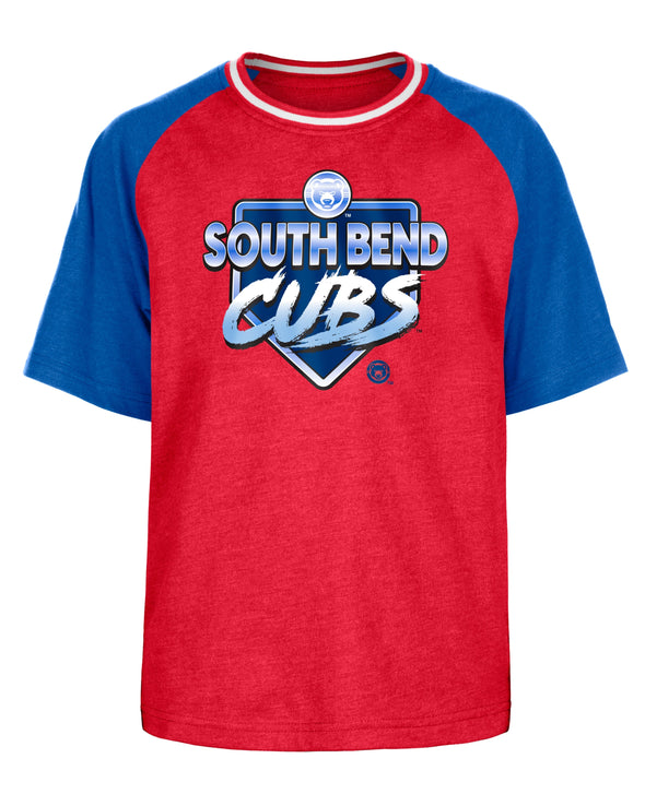 New Era South Bend Cubs Youth 2-Tone Tee