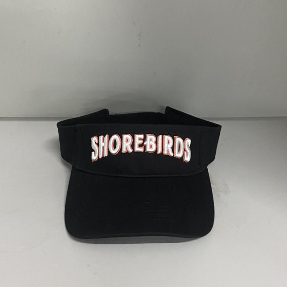 Delmarva Shorebirds Black Twill Visor