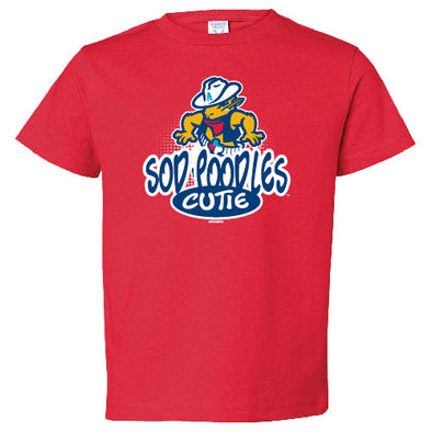 Amarillo Sod Poodles Red Draw Ziggy Toddler Tee