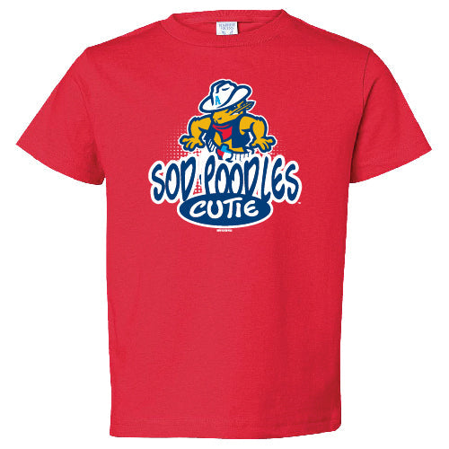 Amarillo Sod Poodles Red Draw Ziggy Toddler Tee