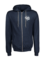 MV Sport Navy Blue primary Logo Zip Up