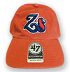 Somerset Patriots 47 Brand Adjustable Zorros de Somerset Clean Up Cap