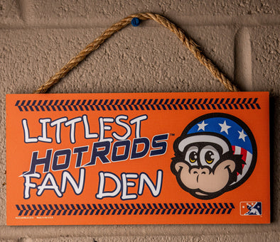 Bowling Green Hot Rods Fan Den Rope Sign