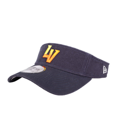 Las Vegas Aviators New Era LV Dugout Navy Velcroback Visor Hat