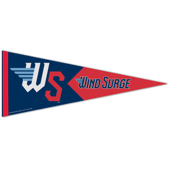 Wichita Wind Surge Road Logo 12x30 Pennant