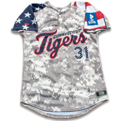 2018 Connecticut Tigers Non Game Worn Military Night Jersey
