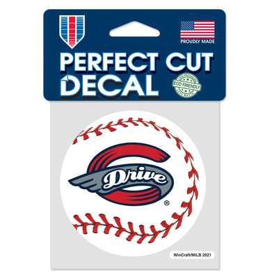 Greenville Drive Wincraft Perfect Cut Baseball Decal