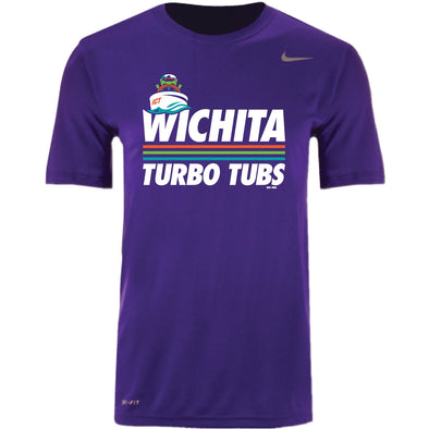 Wichita Wind Surge Adult Purple Turbo Tubs 195 Legend Tee