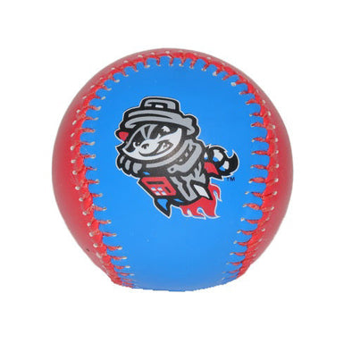 Blue/Red Primary Logo Baseball