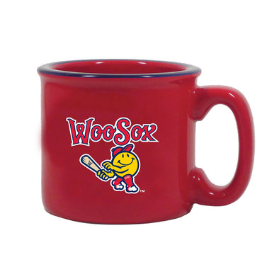 Worcester Red Sox Jardine Red Primary Camp Mug