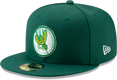 Greensboro Hornets Hometown Collection New Era 59FIFTY Green Fitted Cap