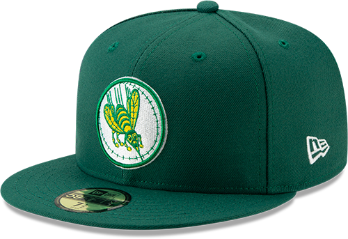 Greensboro Hornets Hometown Collection New Era 59FIFTY Green Fitted Cap 7 1/8