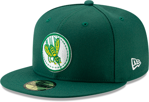 Greensboro Hornets Hometown Collection New Era 59FIFTY Green Fitted Cap