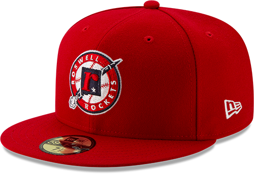 Men's Clearwater Threshers New Era Red Authentic 59FIFTY Fitted Hat