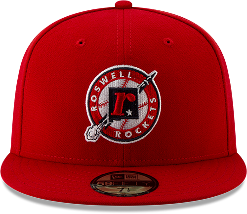 Roswell Rockets Hometown Collection New Era 59FIFTY Red Fitted Cap 7 1/8