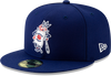 Havana Sugar Kings Hometown Collection New Era 59FIFTY Navy Fitted Cap