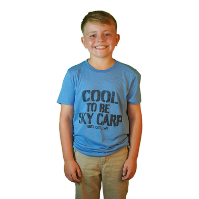 Beloit Sky Carp Youth Light Blue Cool T-Shirt