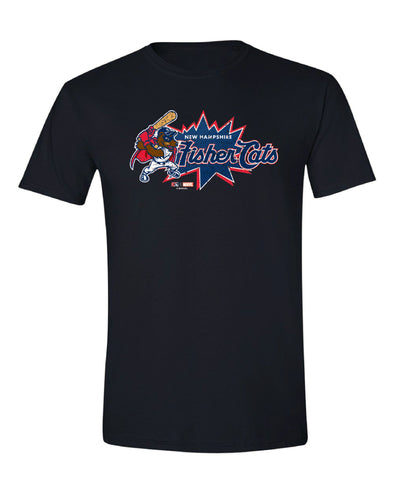 Men's Under Armour Navy New Hampshire Fisher Cats Tech T-Shirt