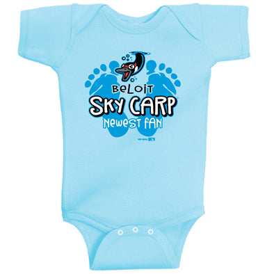 Beloit Sky Carp Infant Aqua Onesie