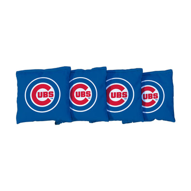 Chicago Cubs Cornhole Bags w/ Logo. Set of 4
