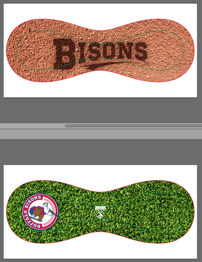 Buffalo Bisons Dirtball Designer Baseball