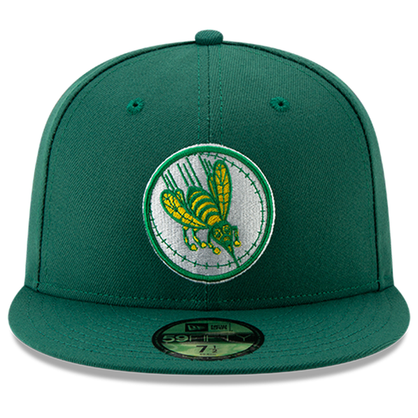 Greensboro Hornets Hometown Collection New Era 59FIFTY Green Fitted Cap