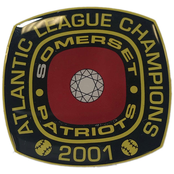 Somerset Patriots Championship Ring Pin 2001