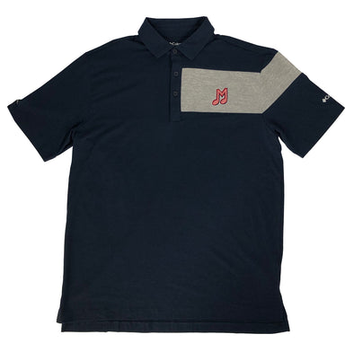 Memphis Redbirds Columbia Golf Navy Polo Shirt