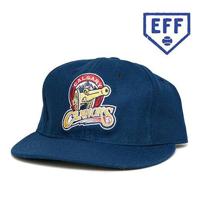 Calgary Cannons Hometown Collection Ebbets Field Flannels Navy Adjustable Cap