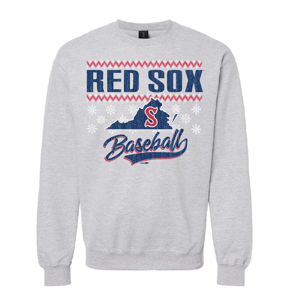 Salem Red Sox Bimm Ridder Holiday Crewneck Sweatshirt