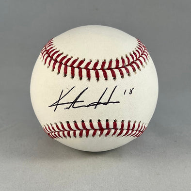 Nashville Sounds Keston Hiura Autographed Baseball