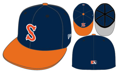 Salem Red Sox Navy & Orange New Era 59FIFTY Hat