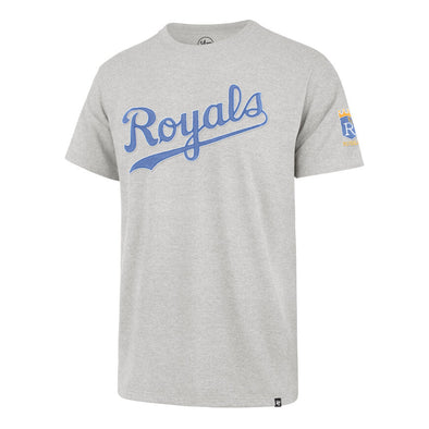 KC Royals Cooperstown Relay Gray Franklin Fieldhouse Tee