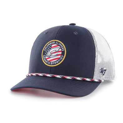 Columbus Clippers 47 Brand Union patch Trucker