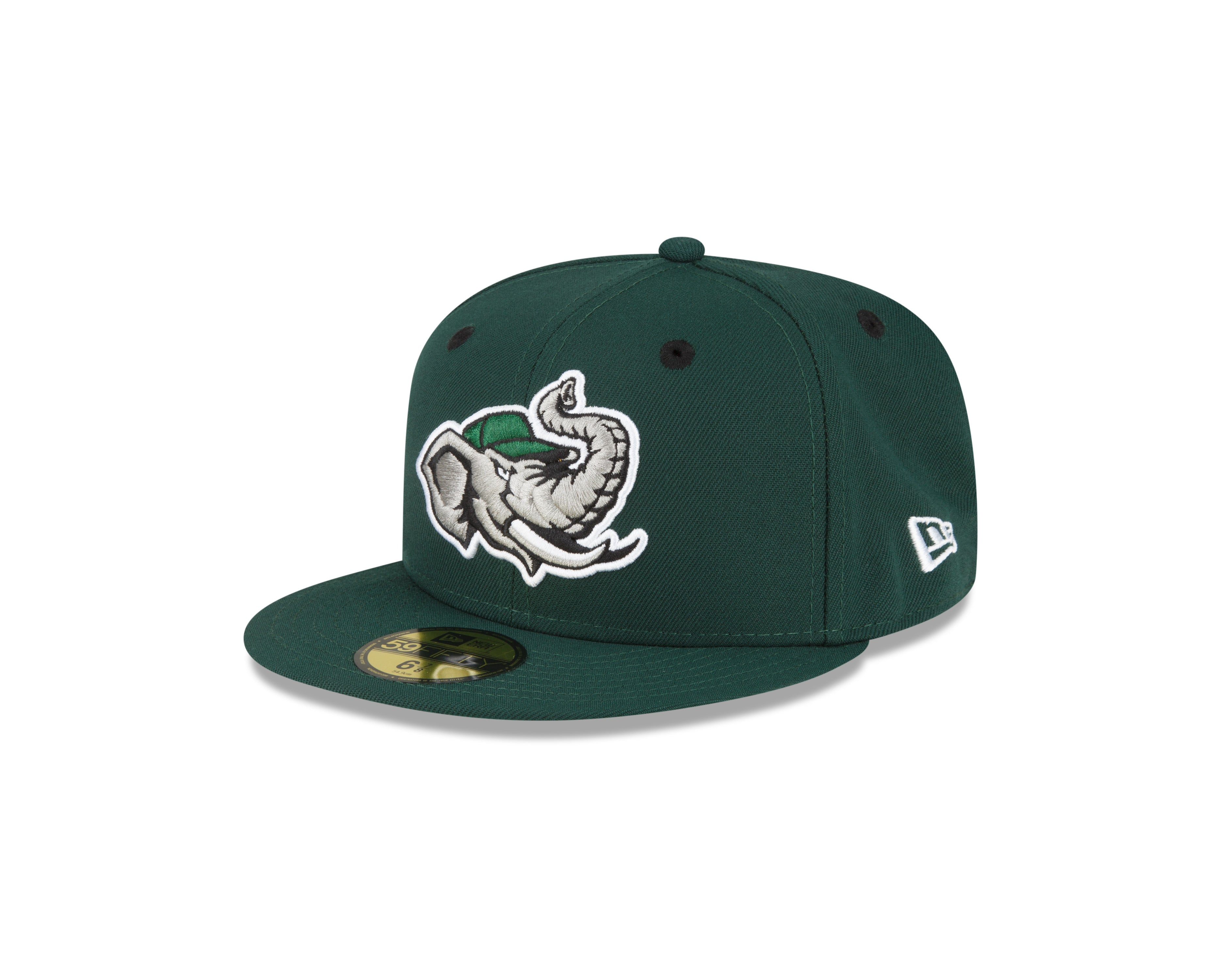 VTG Modesto A’s Hat Oakland Elephant New Era 59fifty Fitted Size 7 MiLB Wool