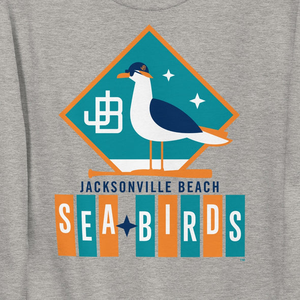 MiLB Hometown Collection Jacksonville Beach Sea Birds Unisex Fleece Pullover